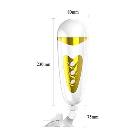 Masturbator sztuczna cipka głos przyssawka 12 trybów Pretty Love