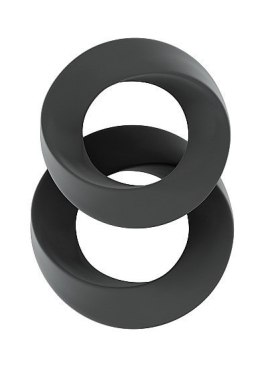 2 pierścienie erekcyjne na penisa członka zestaw szary Sono