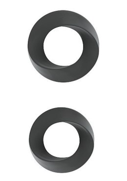 2 pierścienie erekcyjne na penisa członka zestaw szary Sono