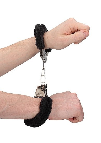 Kajdanki Furry Handcuffs - Black ShotsToys