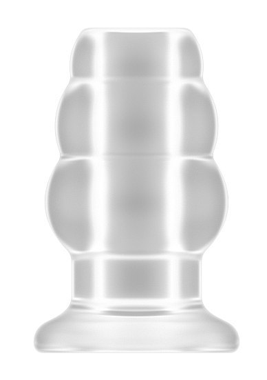 No.51 - Large Hollow Tunnel Butt Plug - 5 Inch - Translucent Sono