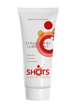 Żel nawilżający poślizgowy lubrykant truskawka 100ml ShotsToys