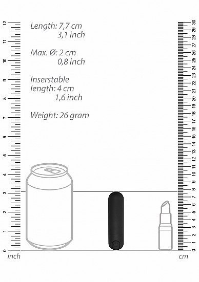 Mini wibrator mały masażer łechtaczki 10 trybów 7cm Be Good Tonight