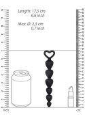 Silicone Anal Beads - Black ShotsToys