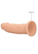 Silicone Dildo Without Balls - 22,8 cm - Flesh RealRock