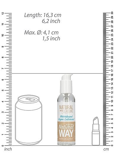 Waterbased Vegan Lubricant - 150 ml Natural Pleasure