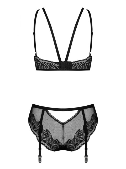 Biustonosz figi sex komplet Obsessive Allastia L/XL Obsessive