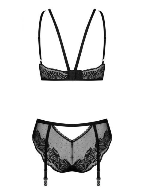 Biustonosz figi sex komplet Obsessive Allastia L/XL Obsessive