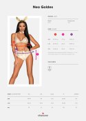 Przebranie sex króliczka Obsessive Neo Goldes 2XL Obsessive