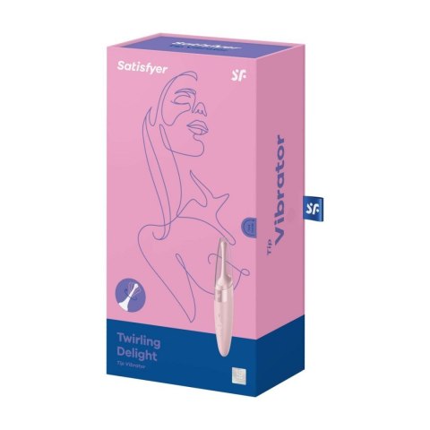 Masażer łechtaczki Satisfyer Twirling 12 trybów różowy Satisfyer