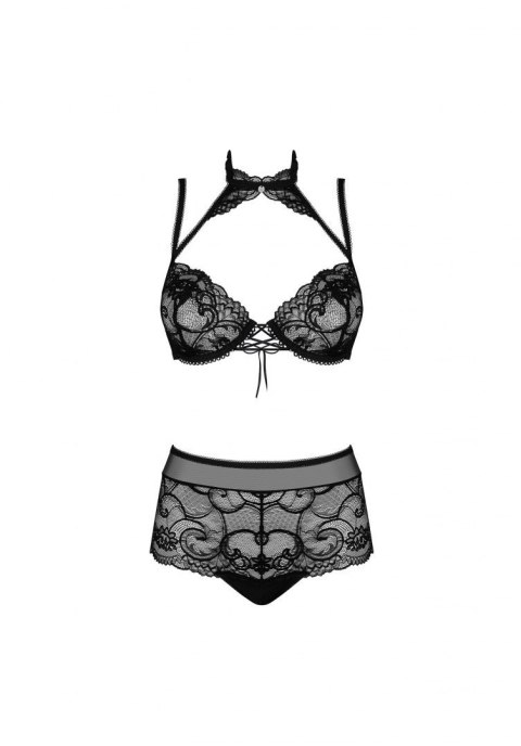 Biustonosz figi sex komplet Obsessive Elizenes L/XL Obsessive