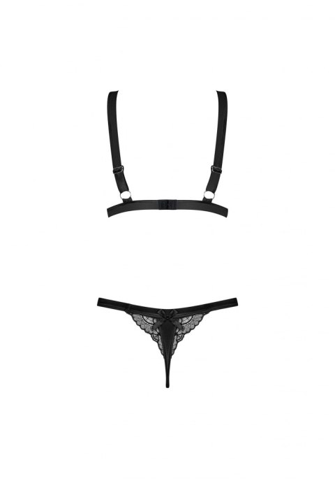 Stanik stringi sex komplet Obsessive Eloissa S/M Obsessive