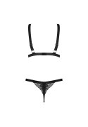 Stanik stringi sex komplet Obsessive Eloissa S/M Obsessive