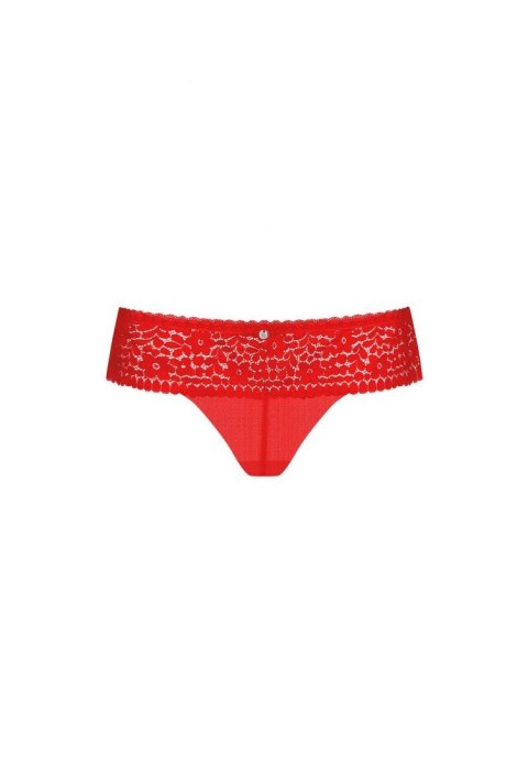 Czerwone erotyczne figi Obsessive Blossmina 6XL/7XL Obsessive