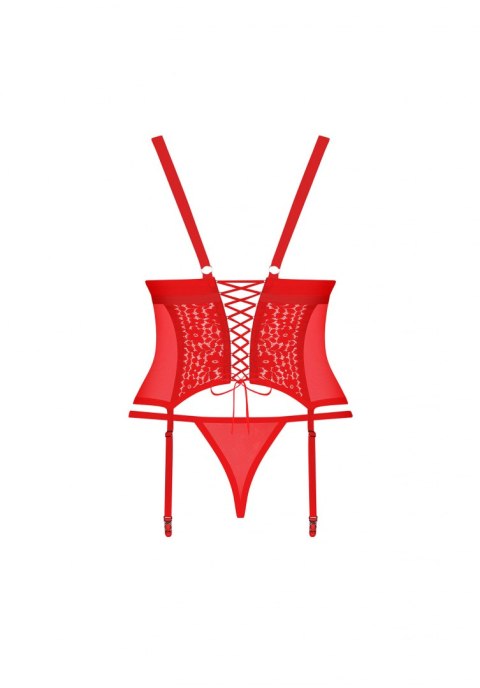 Gorset stringi komplet Obsessive Blossmina 6XL/7XL Obsessive