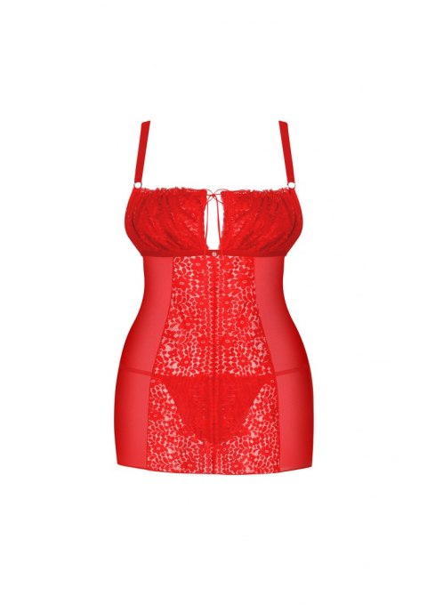 Komplet koszulka stringi Obssessive Blossmina 6XL/7XL Obsessive