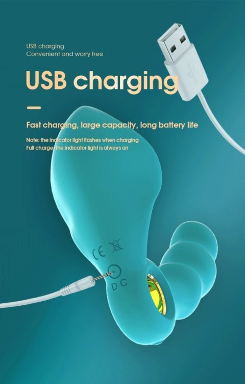 Masażer analny korek stymulator prostaty 36 trybów Boss Series