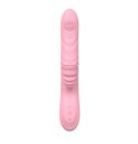 Wibrator posuwisty z sex masażerem 20 trybów 23cm cielisty Boss Series