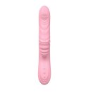 Wibrator posuwisty z sex masażerem 20 trybów 23cm cielisty Boss Series