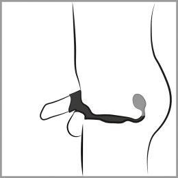 REBEL Cock ring with RC butt p Rebel