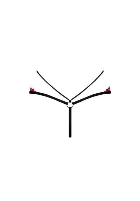 Stringi erotyczne koronkowe Obsessive Mettia L/XL Obsessive