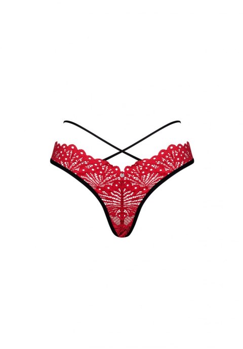 Stringi erotyczne koronkowe Obsessive Mettia L/XL Obsessive