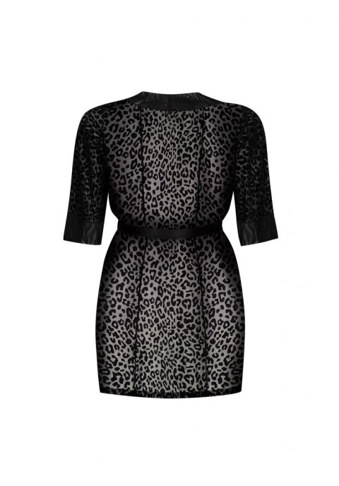 Szlafrok erotyczny peniuar Obsessive Jagueria 6XL/7XL Obsessive