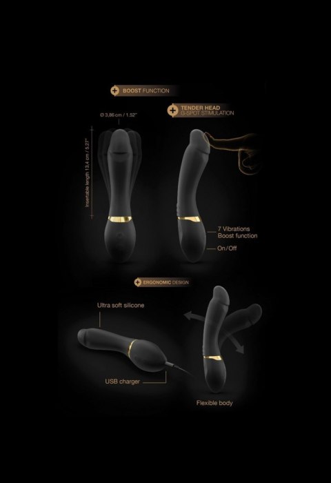 Wibrator punktu G DORCEL Tender Spot: 20cm 7 trybów Dorcel