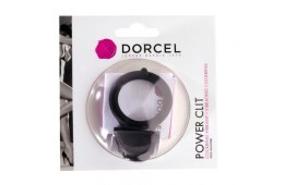 Wibrujący pierścień na penisa DORCEL Power Clit czarny Dorcel
