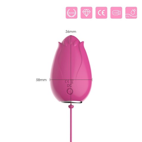 Jajeczko wibrujące waginalne sex masażer 9 trybów Boss Series Joy