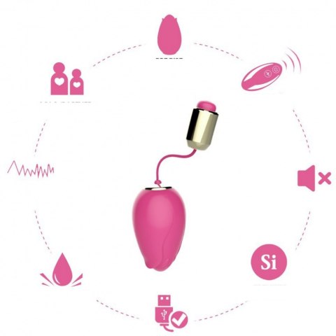 Jajeczko wibrujące waginalne sex masażer 9 trybów Boss Series Joy