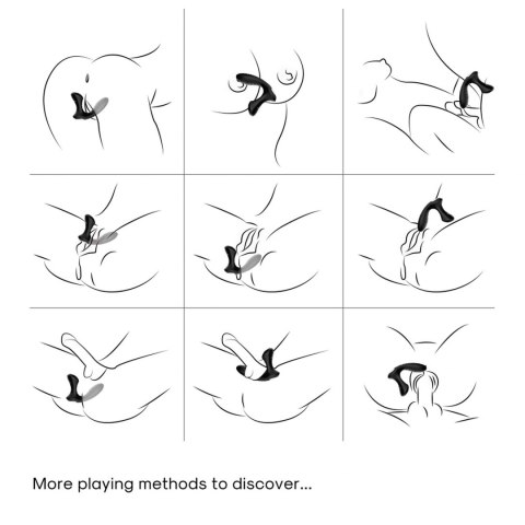 Masażer stymulator prostaty kork analny 15 cm 9 trybów Boss Series Joy