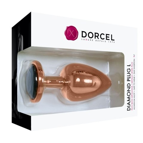 Ozdobny korek analny metal DORCEL Diamond Plug 9cm Dorcel