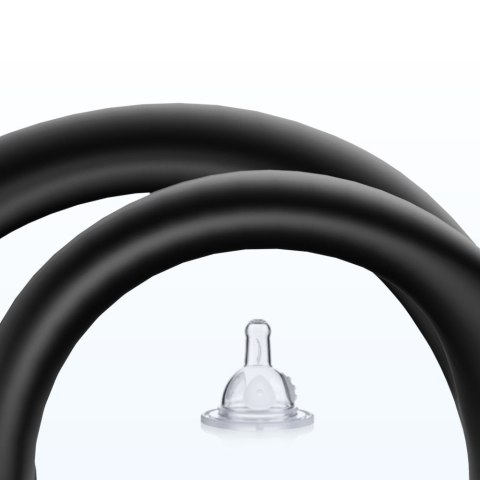 Pierścień na penisa podwójny z masażerem krocza Boss Series Joy