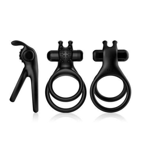 Podwójny wibrujący pierścień na penisa jądra sex Boss Series Joy