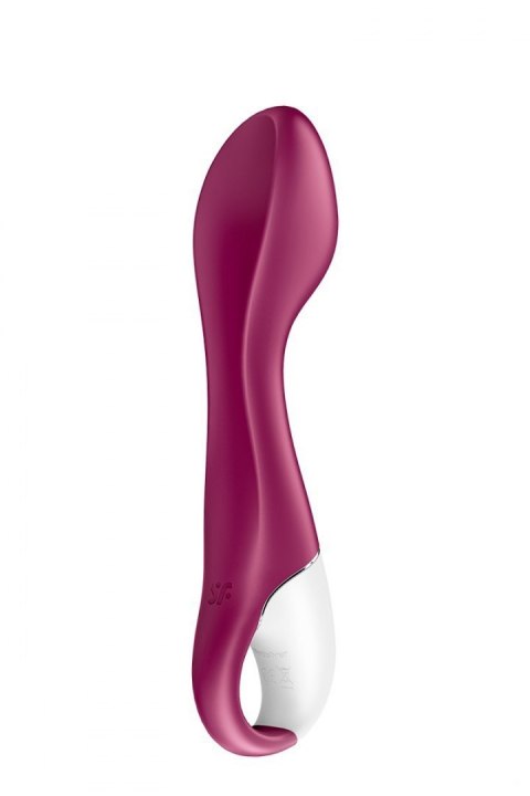 Wibrator do punktu G ogrzewany Satisfyer Hot Spot bordowy Satisfyer
