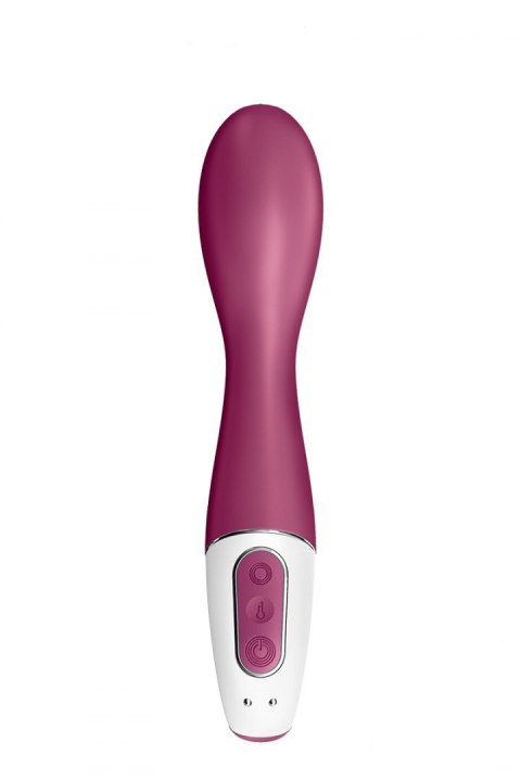 Wibrator do punktu G ogrzewany Satisfyer Hot Spot bordowy Satisfyer