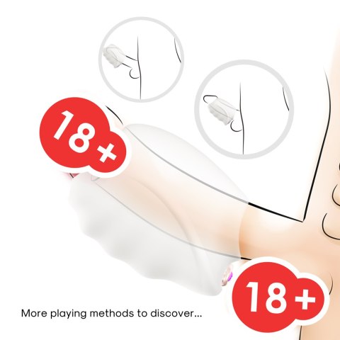 Masturbator wibrujący męski sex masażer 10 trybów biały Boss Series Joy