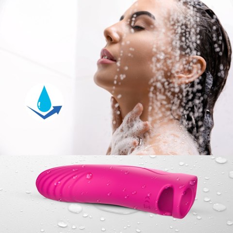 Wibrator punktu G na palec nakładka 9 trybów 11 cm różowy Boss Series Joy