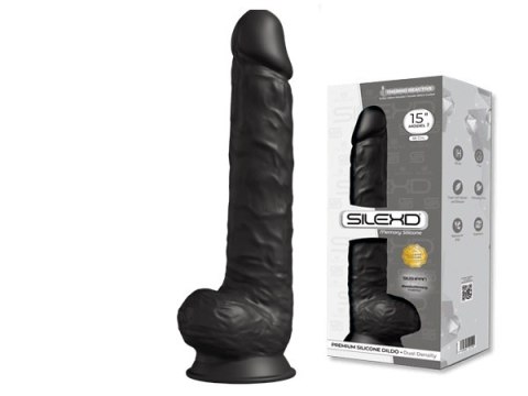 Dildo-SD.Model 1 (15") DD03 Black Silexd