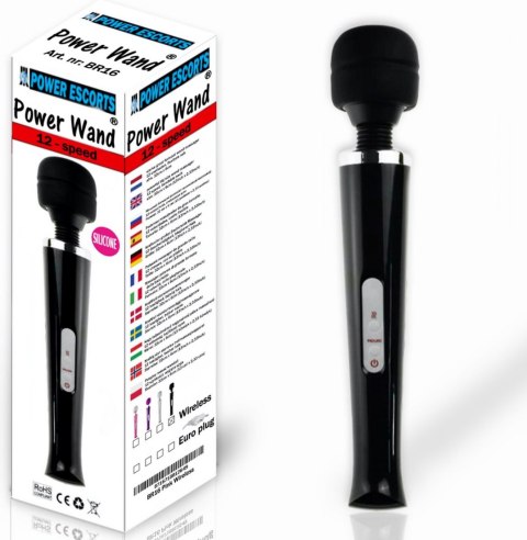 Powerwand black eu plug big size wand massager Power Escorts