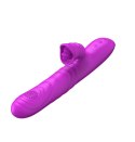 Wibrator-Angelia, USB 3 functions of thrusting / 20 vibrations Purple Boss Series