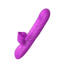Wibrator-Angelia, USB 3 functions of thrusting / 20 vibrations Purple Boss Series