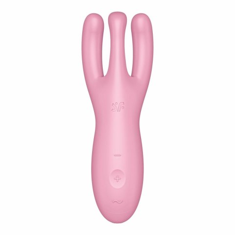 Zmysłowy stymulator łechtaczki z pilotem różowy Satisfyer