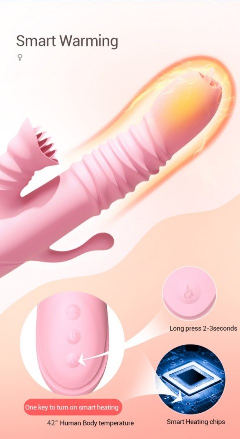 Wibrator królik króliczek z językiem 20 funkcji Boss Series