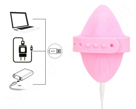 Wibrator masażer do majtek zapinany z pilotem Boss Series