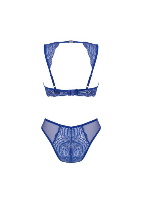 Bielizna-Giselia komplet 2-częściowy niebieski XS/S Obsessive