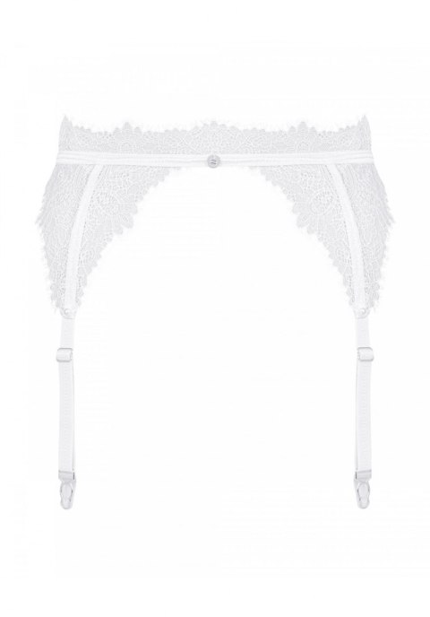 Bielizna-Bianelle pas do pończoch biały L/XL Obsessive