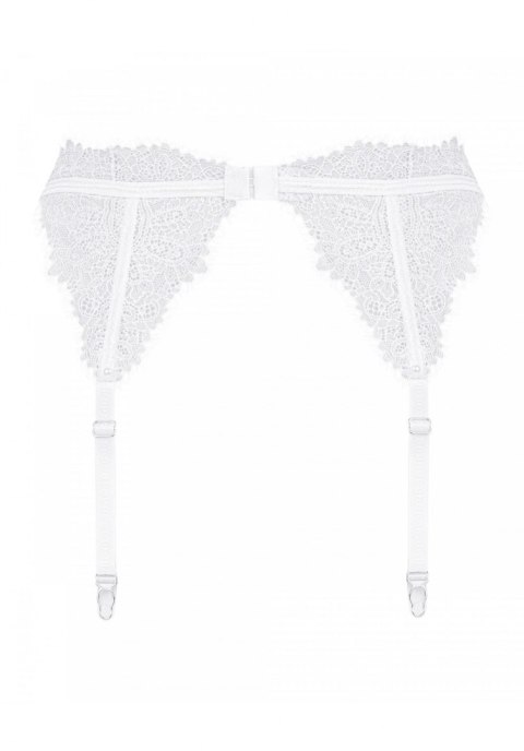 Bielizna-Bianelle pas do pończoch biały L/XL Obsessive