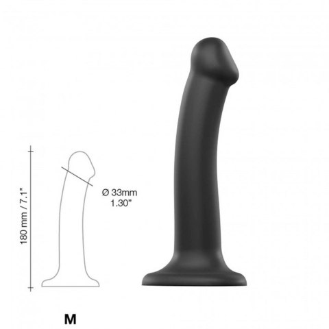 Dildo semi-realistic dual density - M